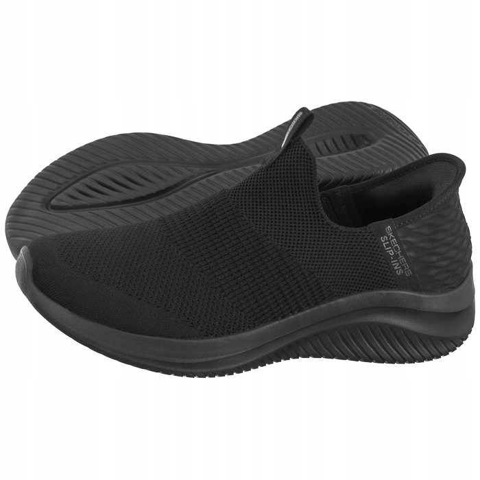 Buty Damskie Wsuwane Skechers Ultra Flex 3.0 Black 149708/BBK Czarne