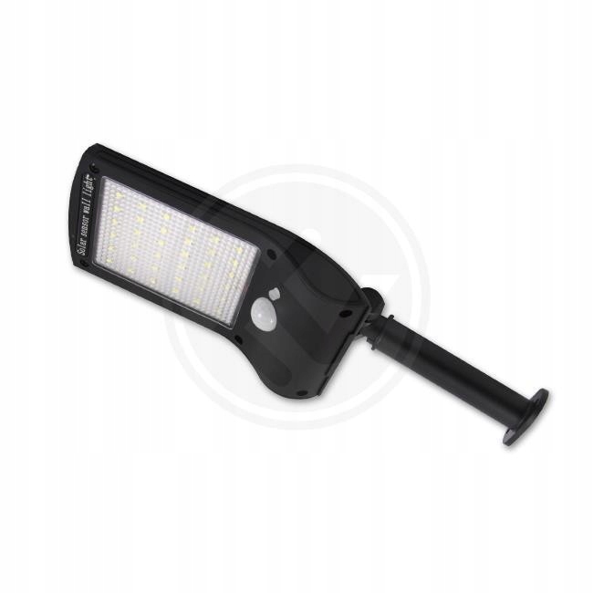 Solidna lampa solarna z czujnikiem ruchu z uchwytem 5W 36diod Lvt