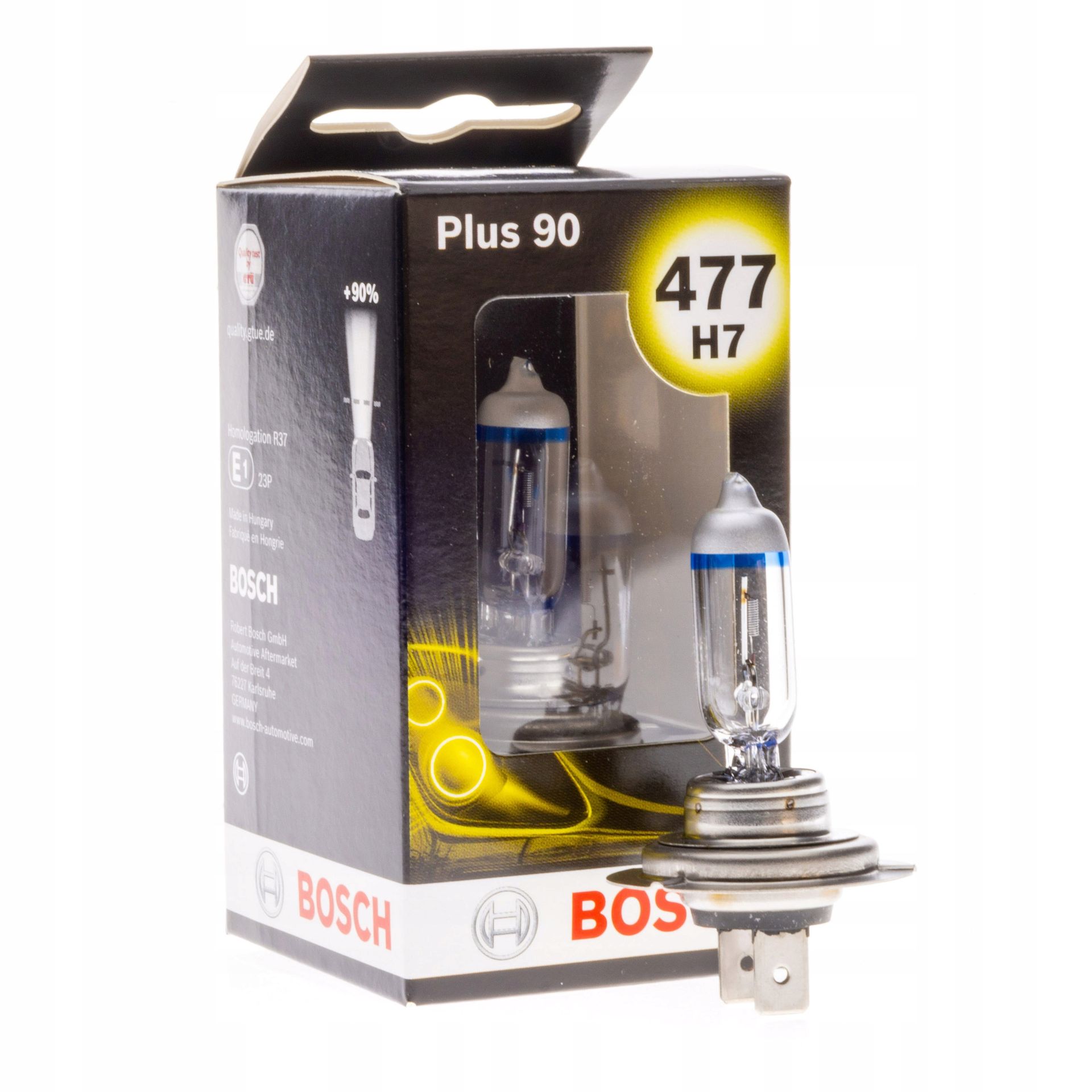 Żarówka Bosch H7 Plus 90 Więcej Światła