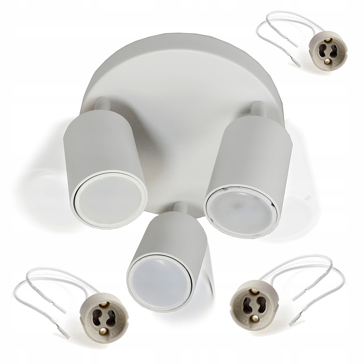 Lampa Sufitowa Reflektor Spot Led Fargo 3xGU10 Biały