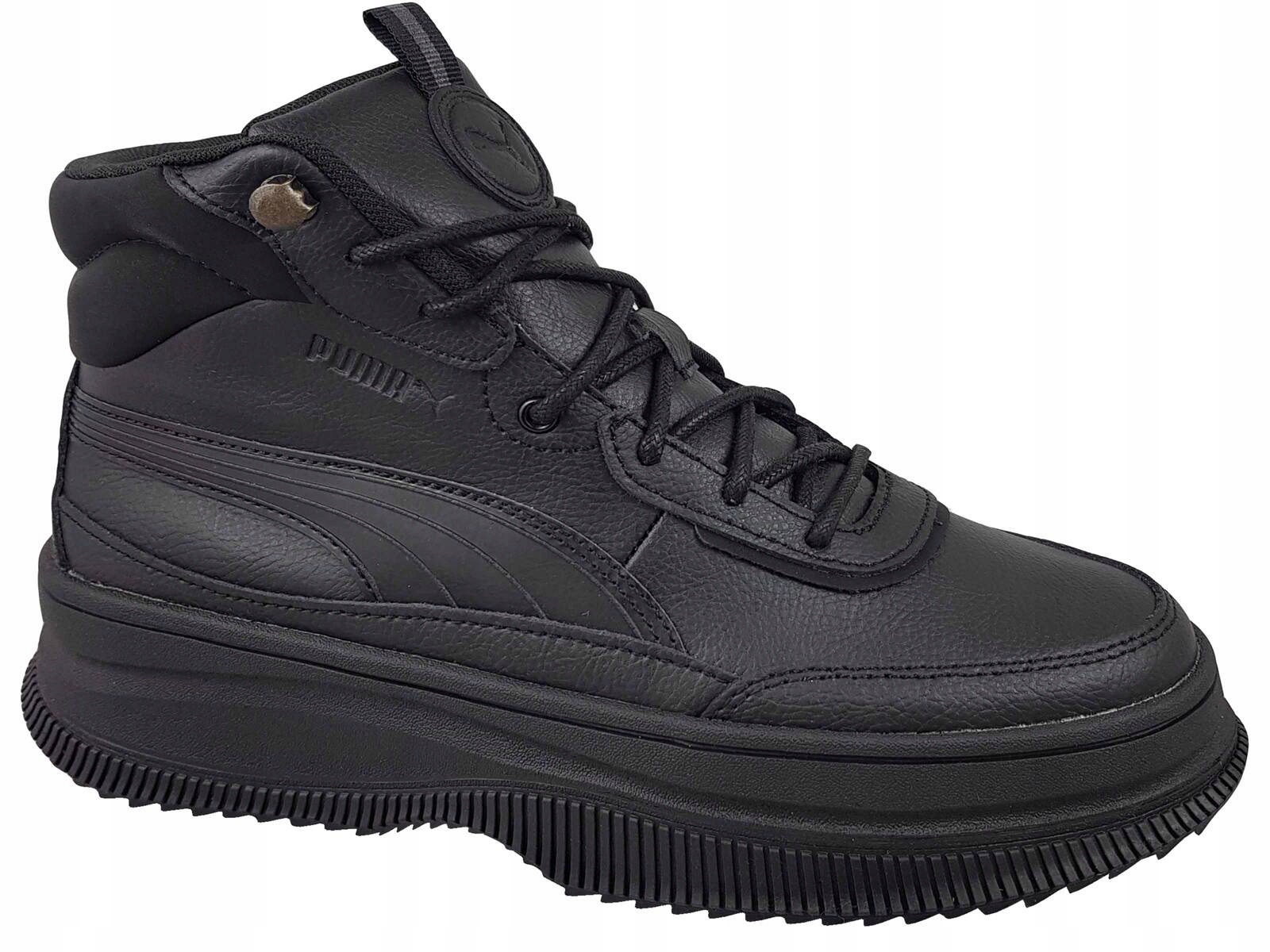 Puma Mayra Buty Damskie Wysokie Platforma Czarne