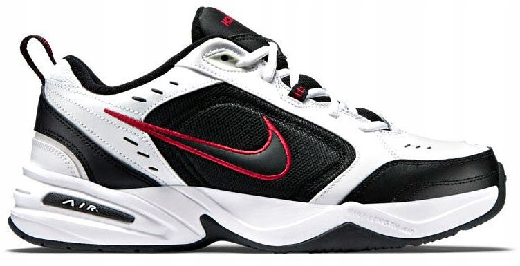 Buty Męskie Nike Air Monarch 415445-101 Białe Skóra