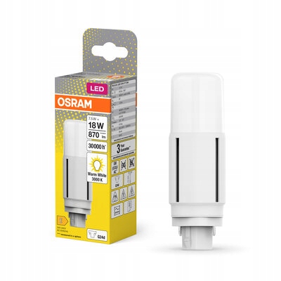Świetlówka Led Dulux D 7,5W 18W /830 870lm G24D