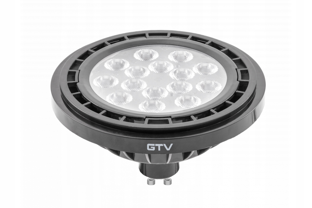 Żarówka Led ES-111 12,5W 230V barwa neutralna 4000K 40° czarna obudowa Gtv
