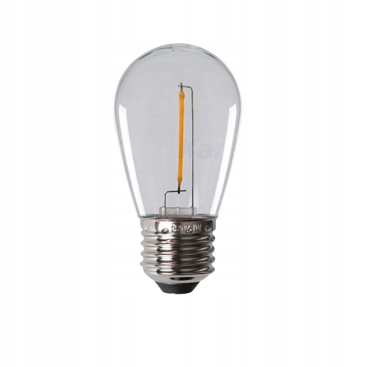 Żarówka Led filament przezroczysta E27 0,5W ciepła barwa światła Kanlux