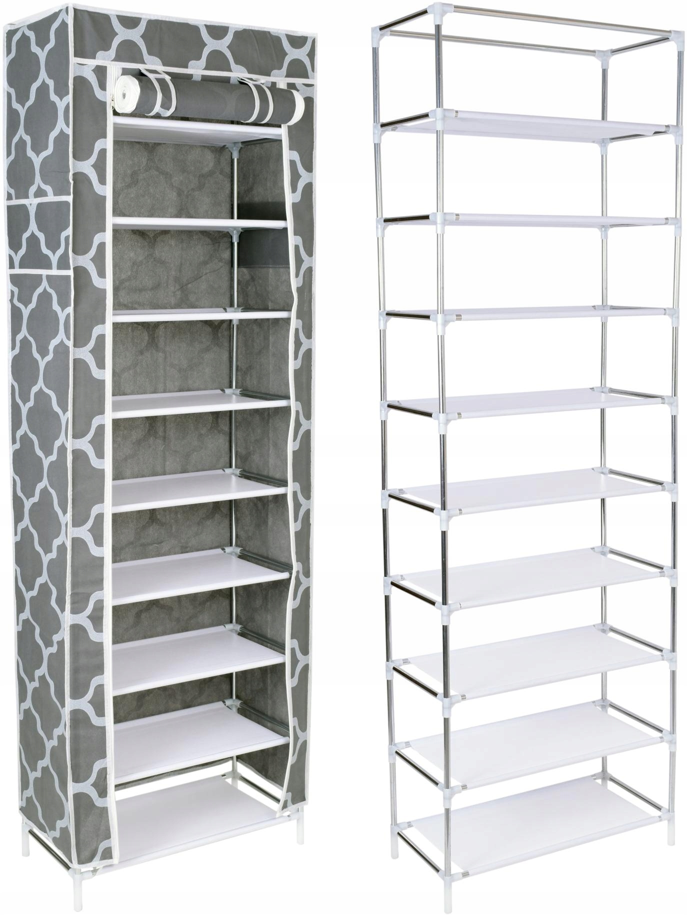 Szafka Na Buty Obuwie Organizer Regał Stojak Półki Garderoba Materiałowa