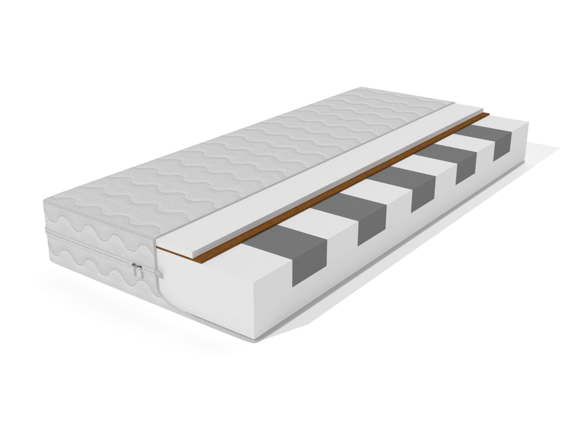 Materac wysokoelastyczny 9strefHR Kokos 90x200x15