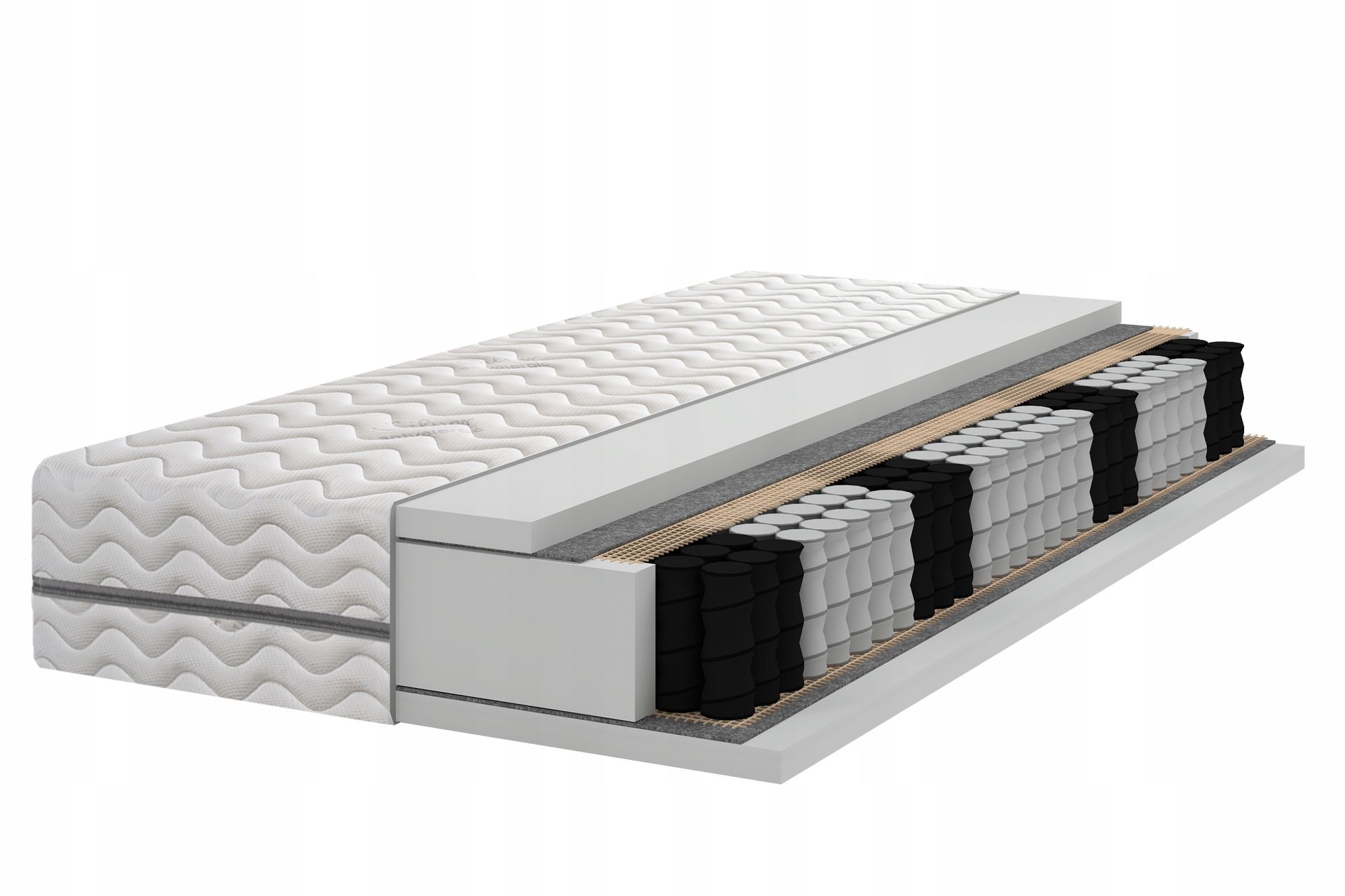 Materac kieszeniowy Pocket 7 stref 120x180 H3 Komfort
