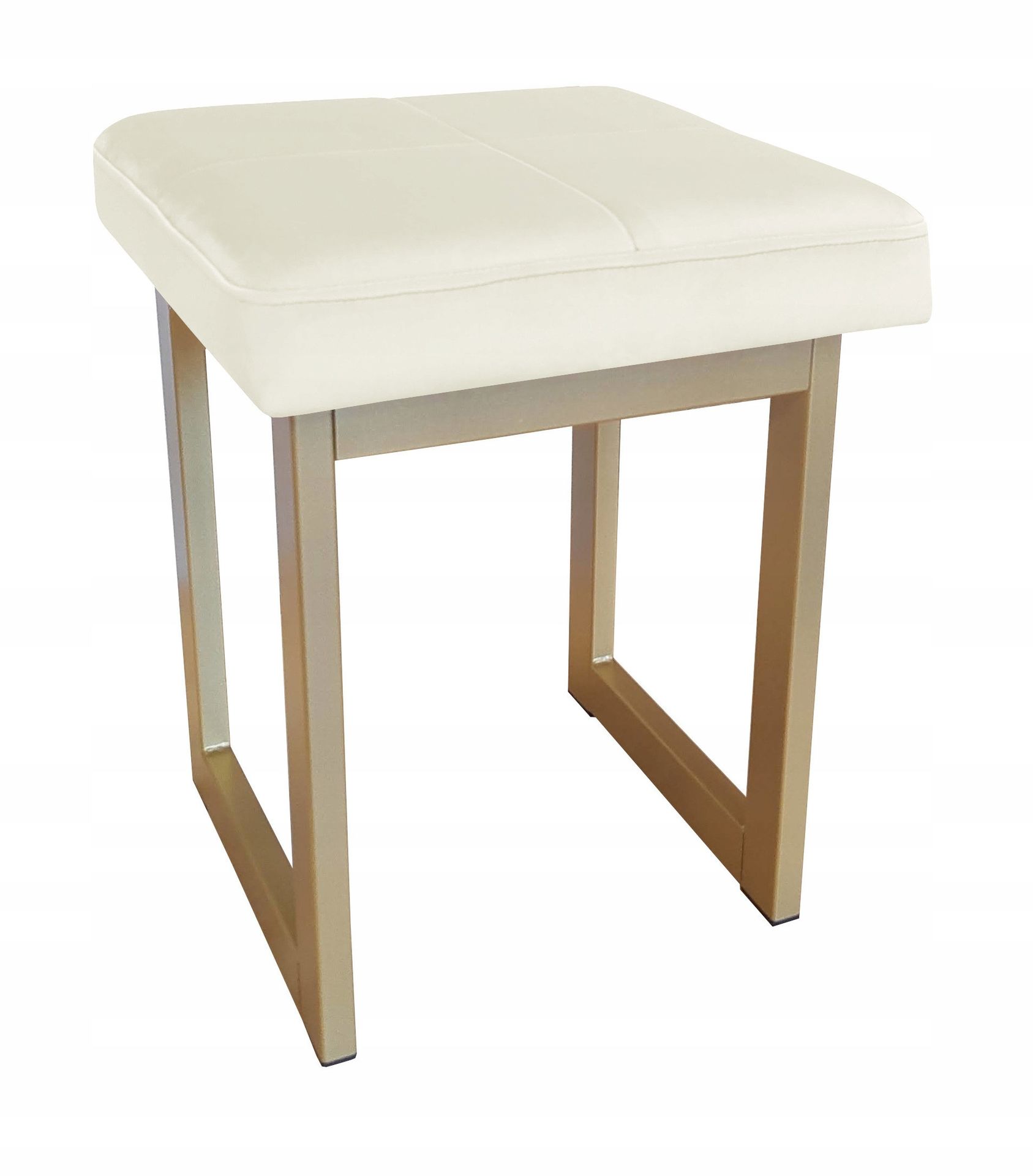 Taboret Solid 45cm Stołek Loft podstawa złota MG50