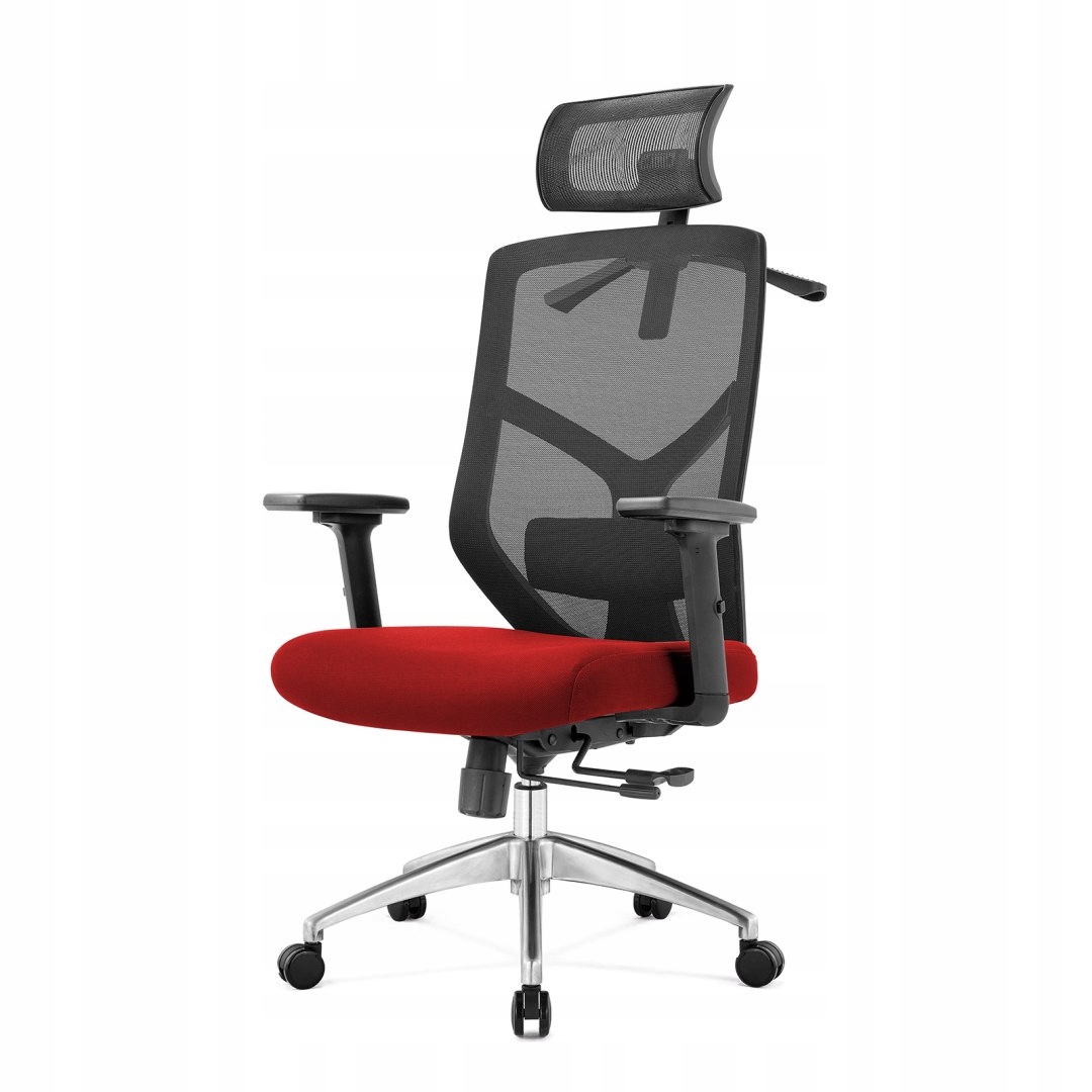 Fotel biurowy ergonomiczny Rosa czerwony Angel
