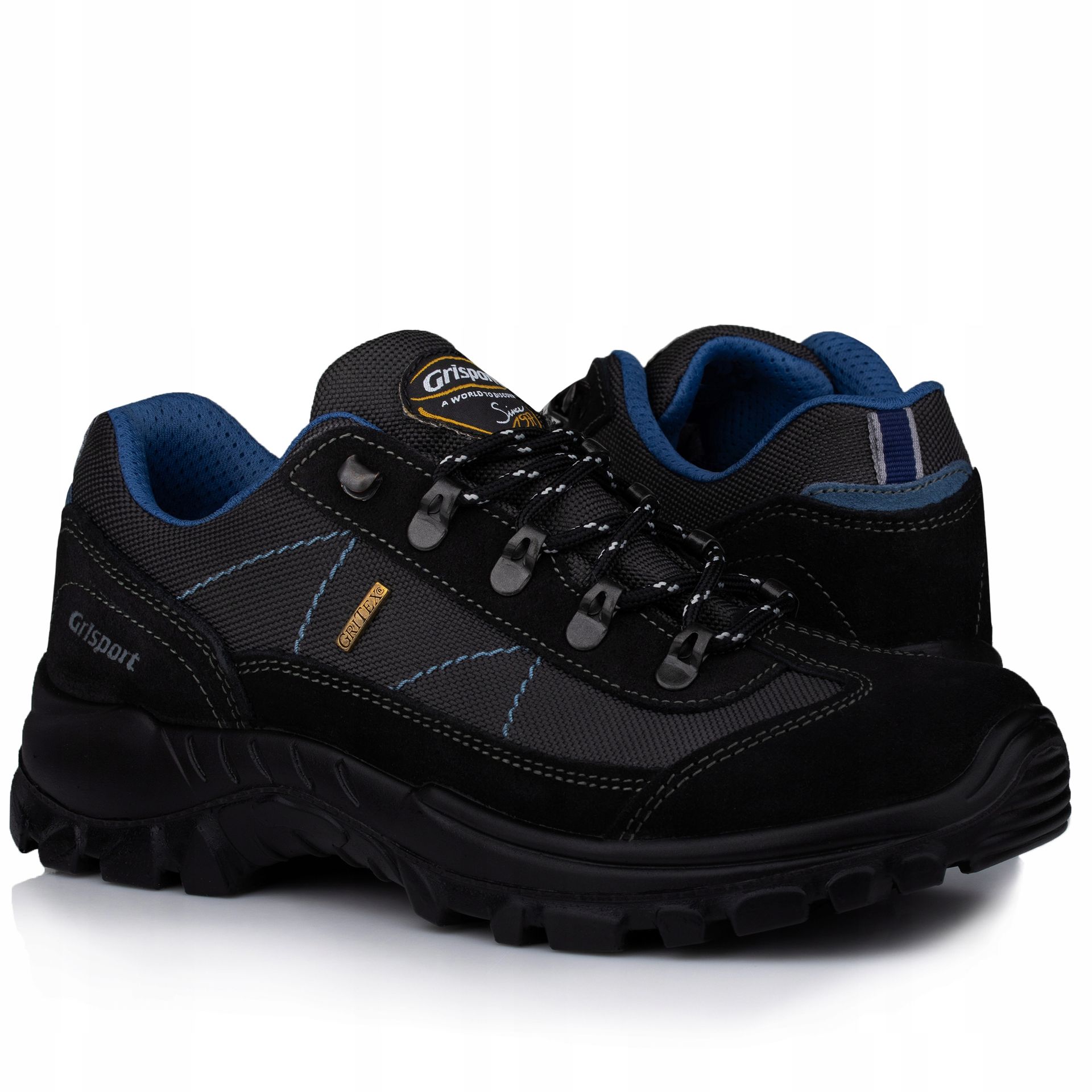 Buty męskie Grisport Nero Scamosciato 13364S84G