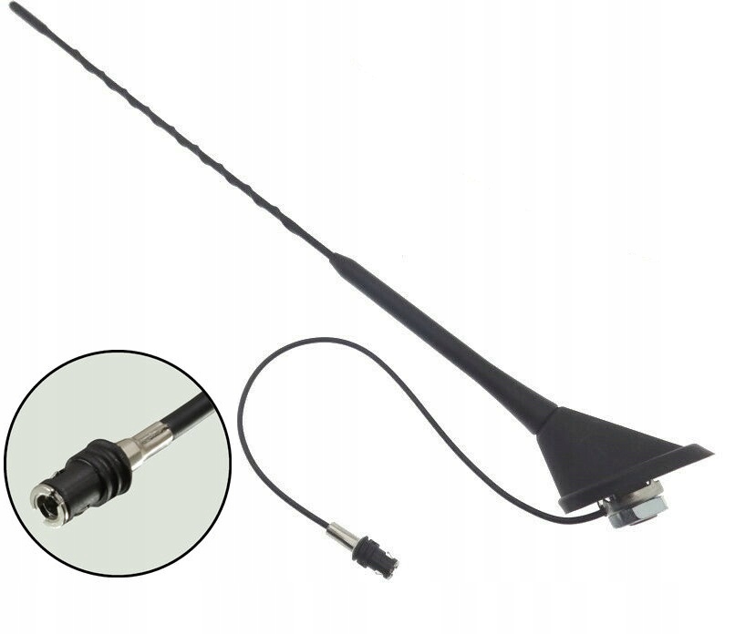 Antena Aktywna samochodowa maszt 40cm Audi A3 8P A4 B5 A6 C4 8L Sanap Roca