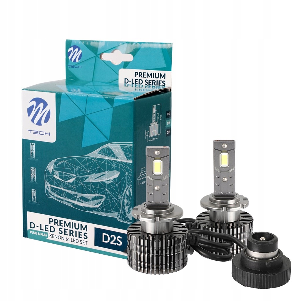 Żarniki Xenon D2S Led 6000K 35W Canbus P&p