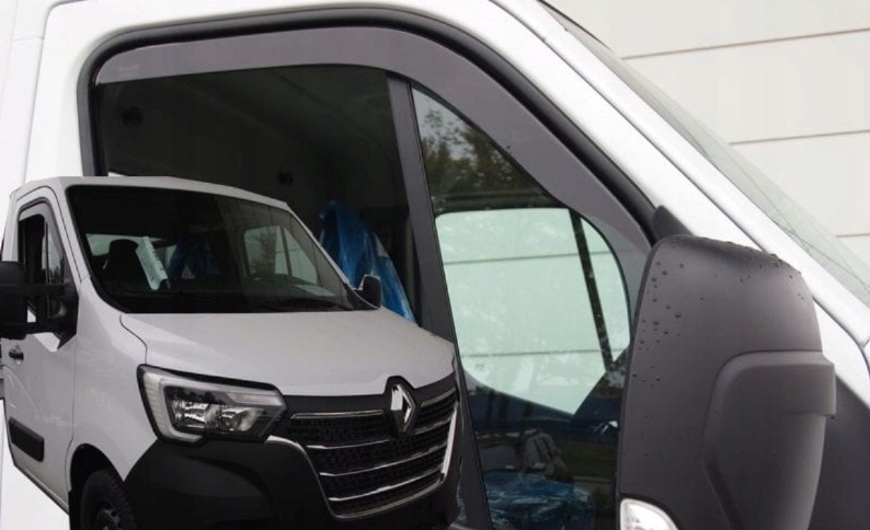 Owiewki szyby drzwi bocznych Renault Master od 2010 Heko
