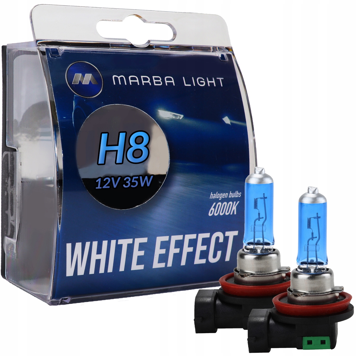 Żarówki Marba Light White Effect H8 35W 12V Białe