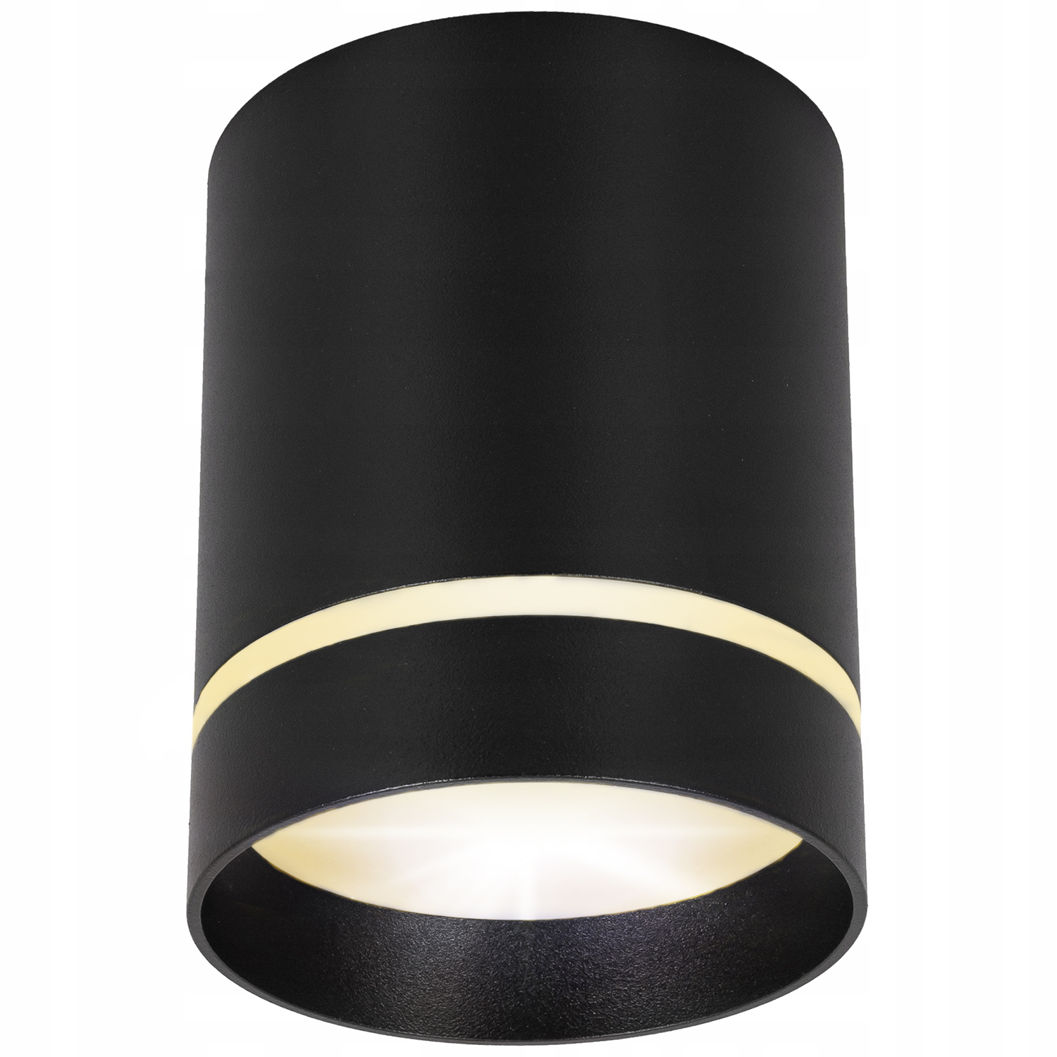 Oprawa natynkowa Led Halogenowa spot Tuba GU10 80x100 mm Czarna okrągła