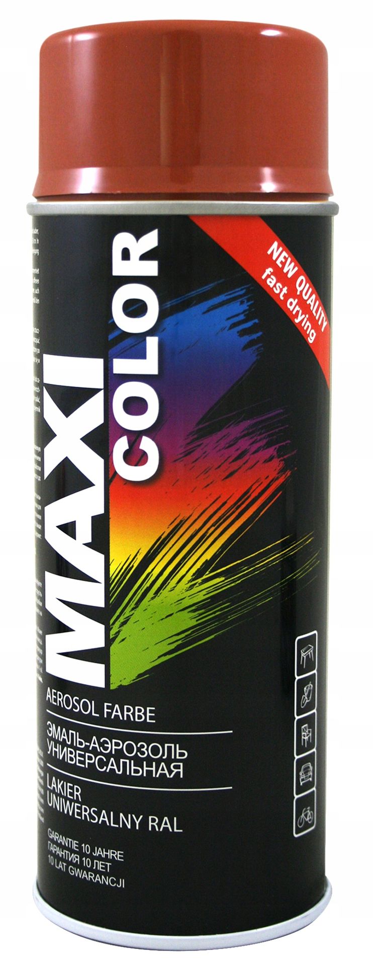 Maxi Spray Farba Lakier Nitro 8004 brąz miedziany