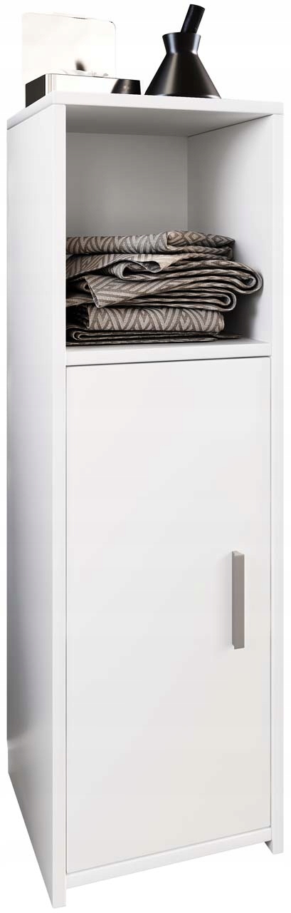 Szafka łazienkowa wysoka Regał biały VCM.