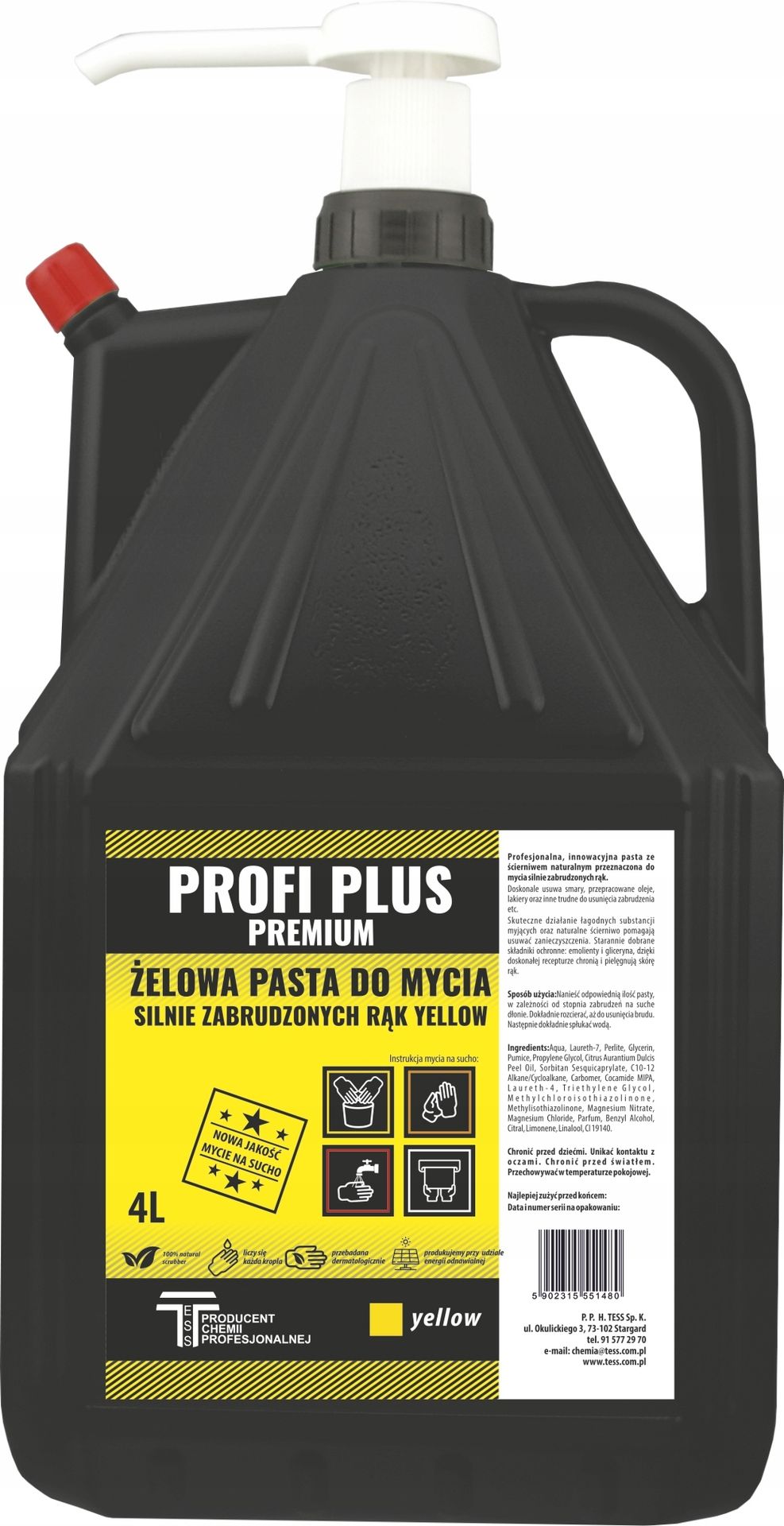 Pasta Profi Plus Żelowa 4L