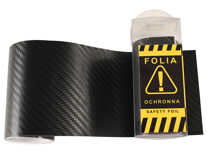 Avisa Folia Ochronna Carbon na samochód Progi Słupki zderzak 200x10cm