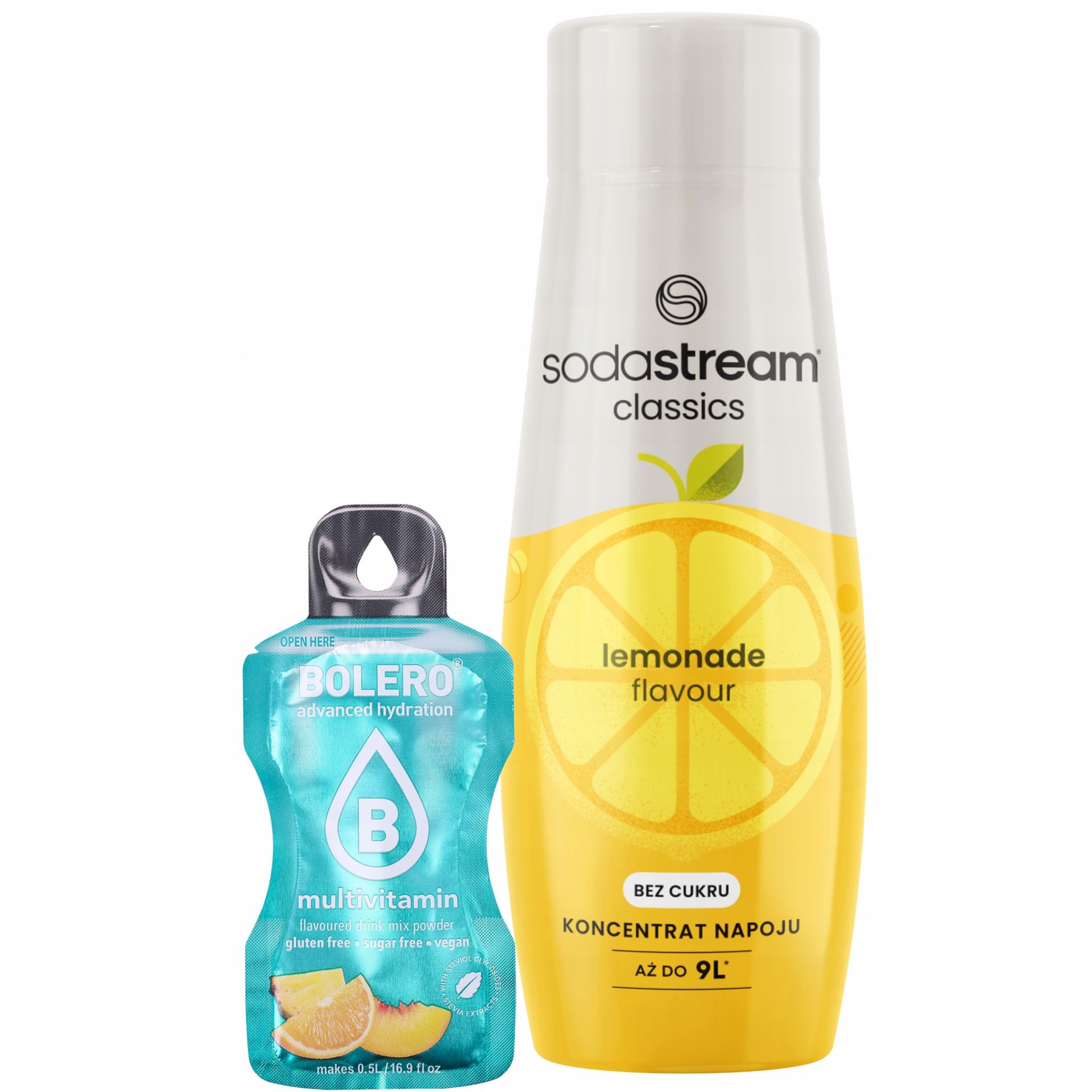 Syrop SodaStream Cloudy Lemonade 440ml koncentrat saszetka Bolero 3g napój