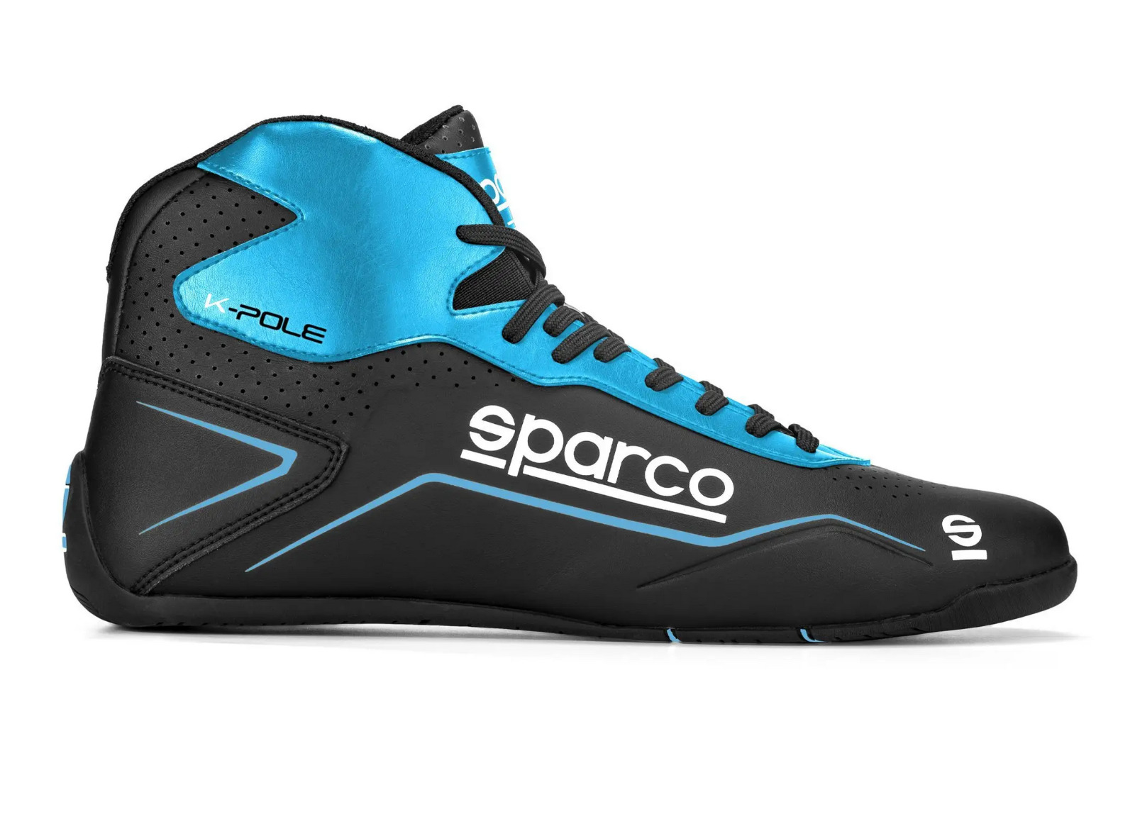 Buty kartingowe Sparco K-Pole, kolor czarno-niebieski, rozmiar 39