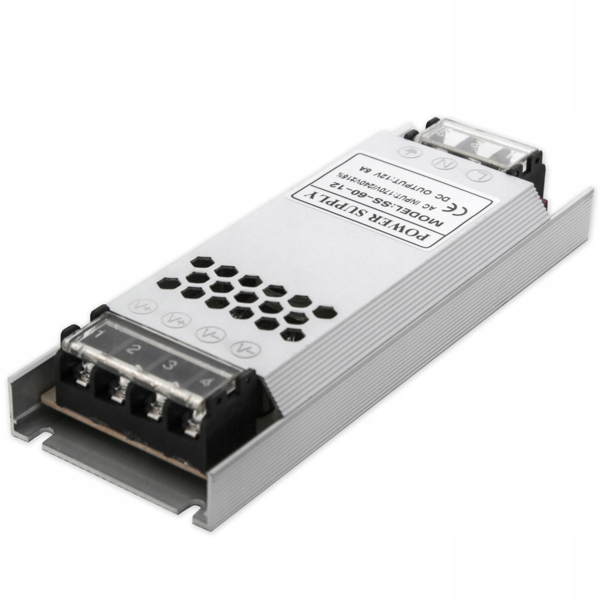 Zasilacz Ultra Slim do taśm Led 12V 60W montażowy