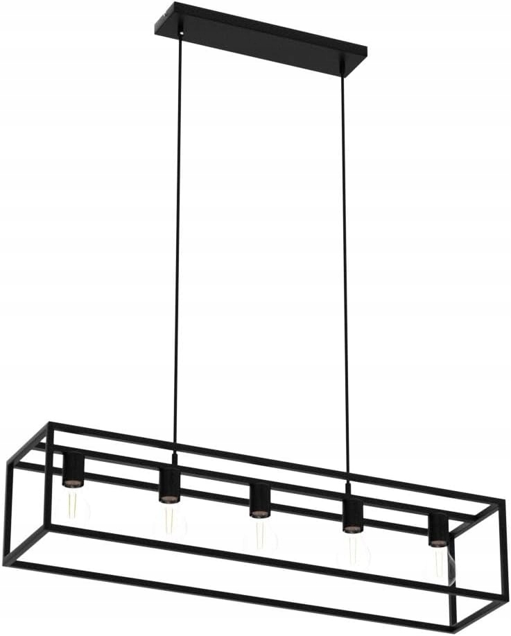 Lampa Wisząca Klatka Nad Stół 5xE27 Salon Jadalnia