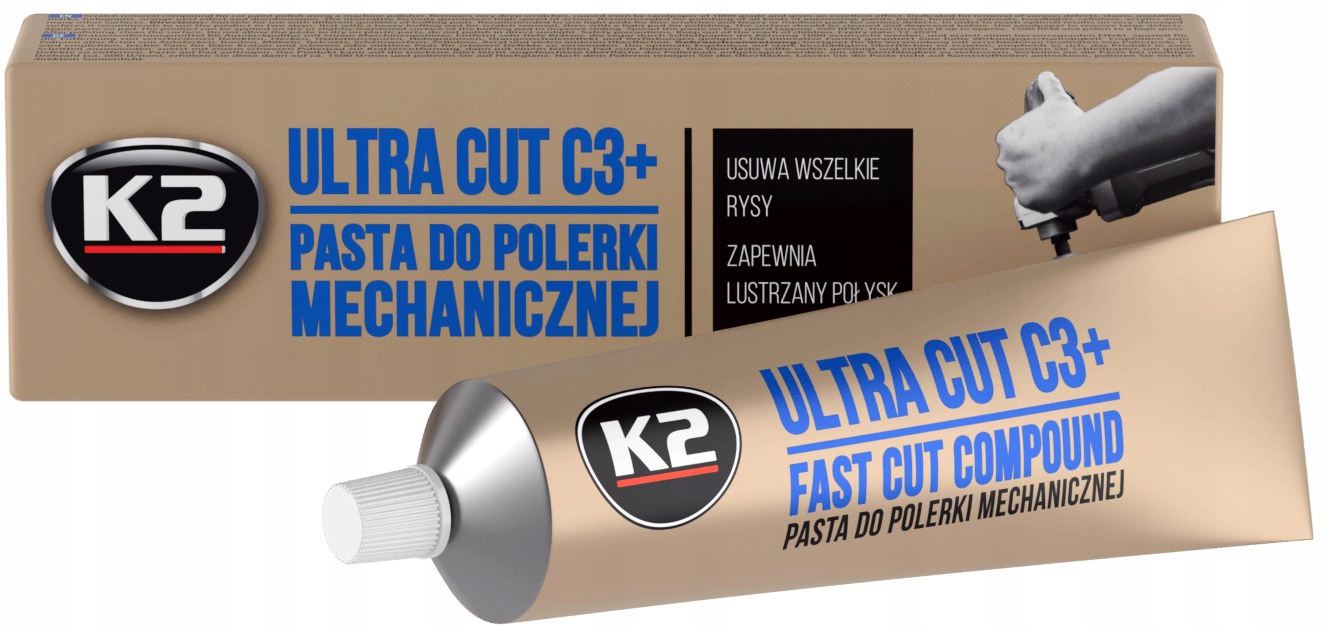 K2 Ultra Cut C3+ Maszynowa Pasta Polerska 100g