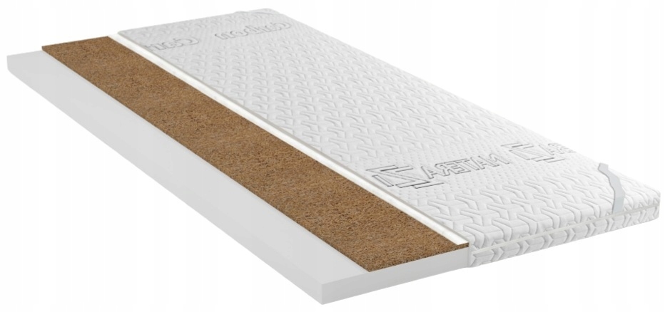 Materac nawierzchniowy 140x200 Kokos Topper mata kokosowa 5cm H3