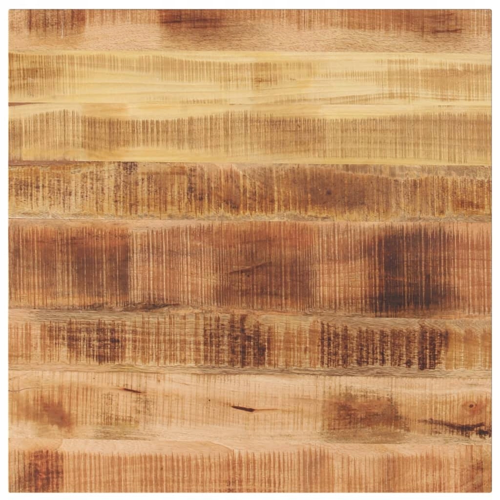 Blat Do Stolika 80X80X2,5CM Kwadratowy Surowe Drewno Mango
