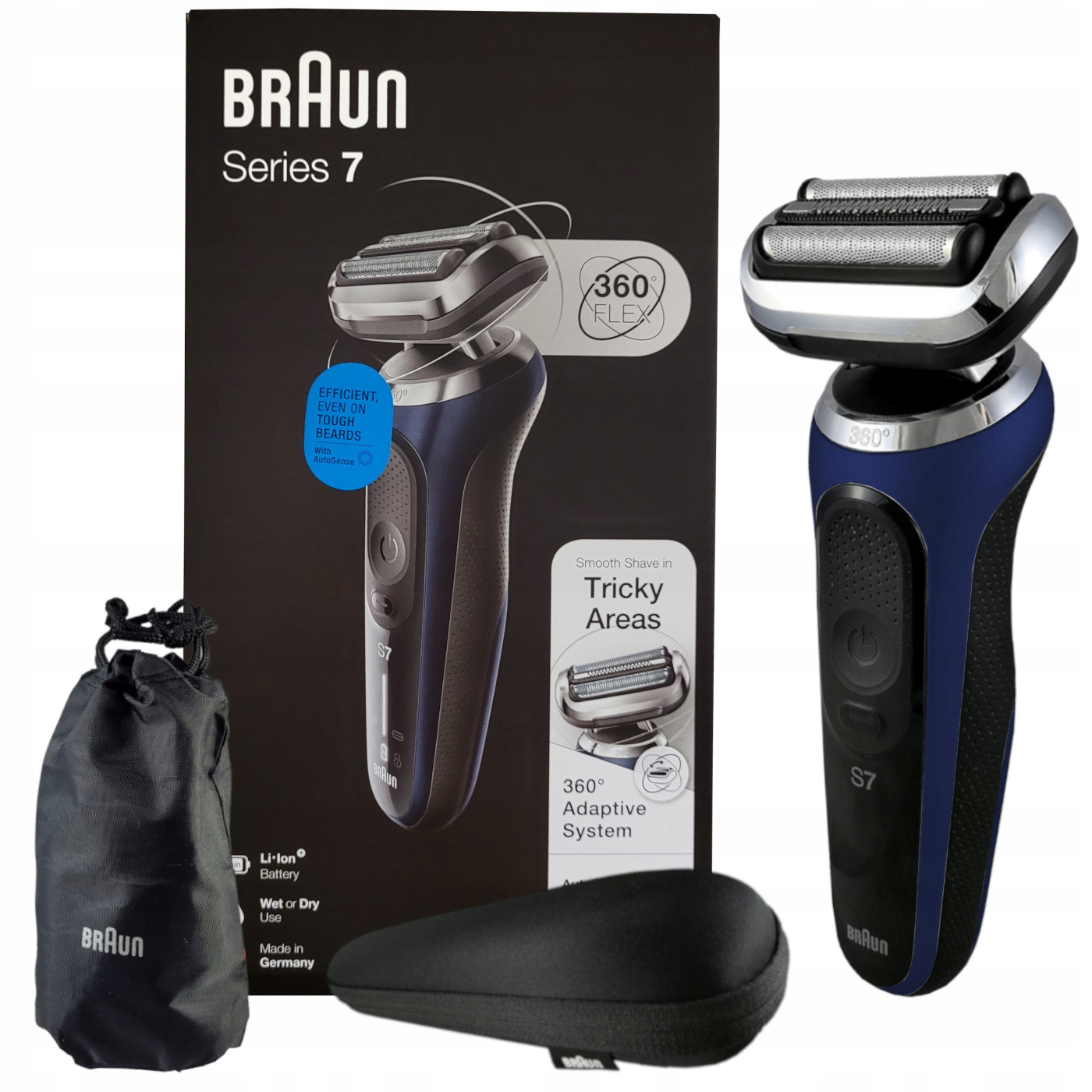 Golarka Braun 71-B1000s Series 7 Blue 360 Flex