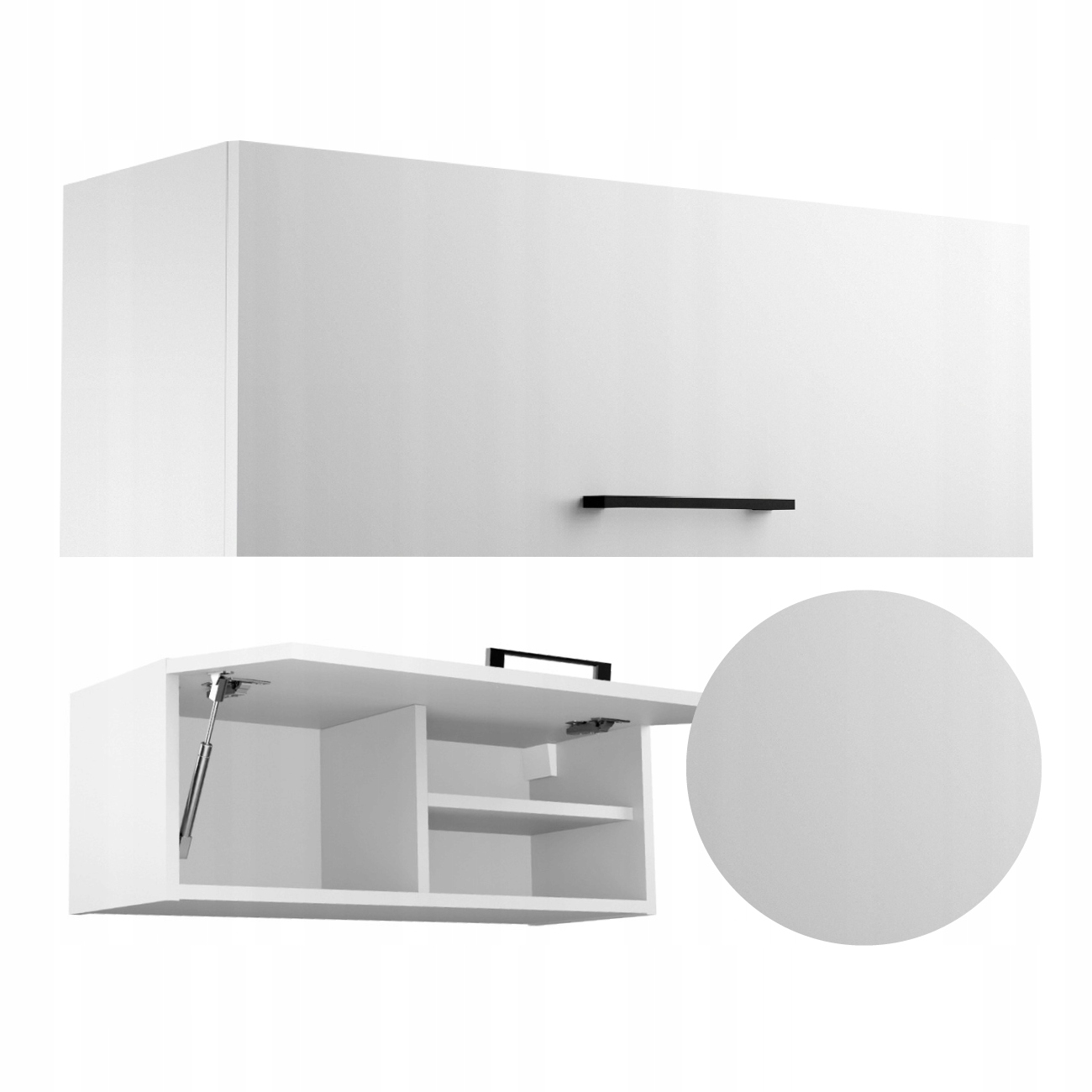 Szafka Łazienkowa Wisząca Pozioma 100 Dąb Złoty Craft 80cm