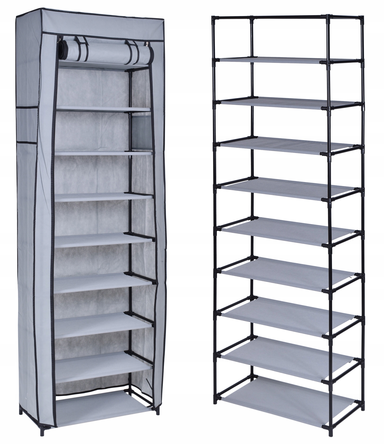 Szafka Na Buty Obuwie Tekstylna Materiałowa Składana Regał Stojak Półki