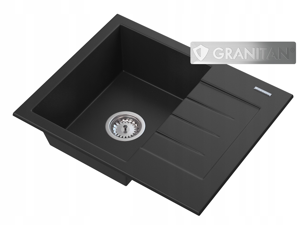 Granitan Zlewozmywak Granitowy Milano Czarny
