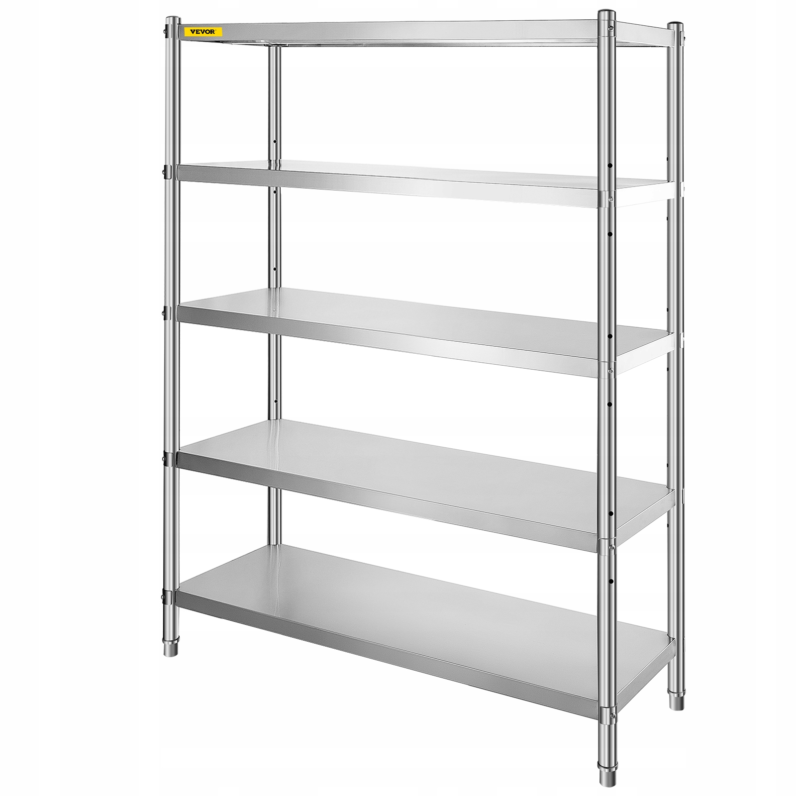 Vevor 5 Półki Ze Półka Stojąca Kuchenna 1219,2x469,9x1830MM Ładowność 150KG