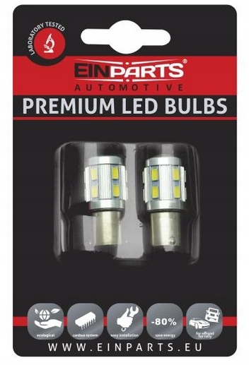 Żarówki P21W 11SMD 5630 Canbus 2 Szt Einparts Automotive