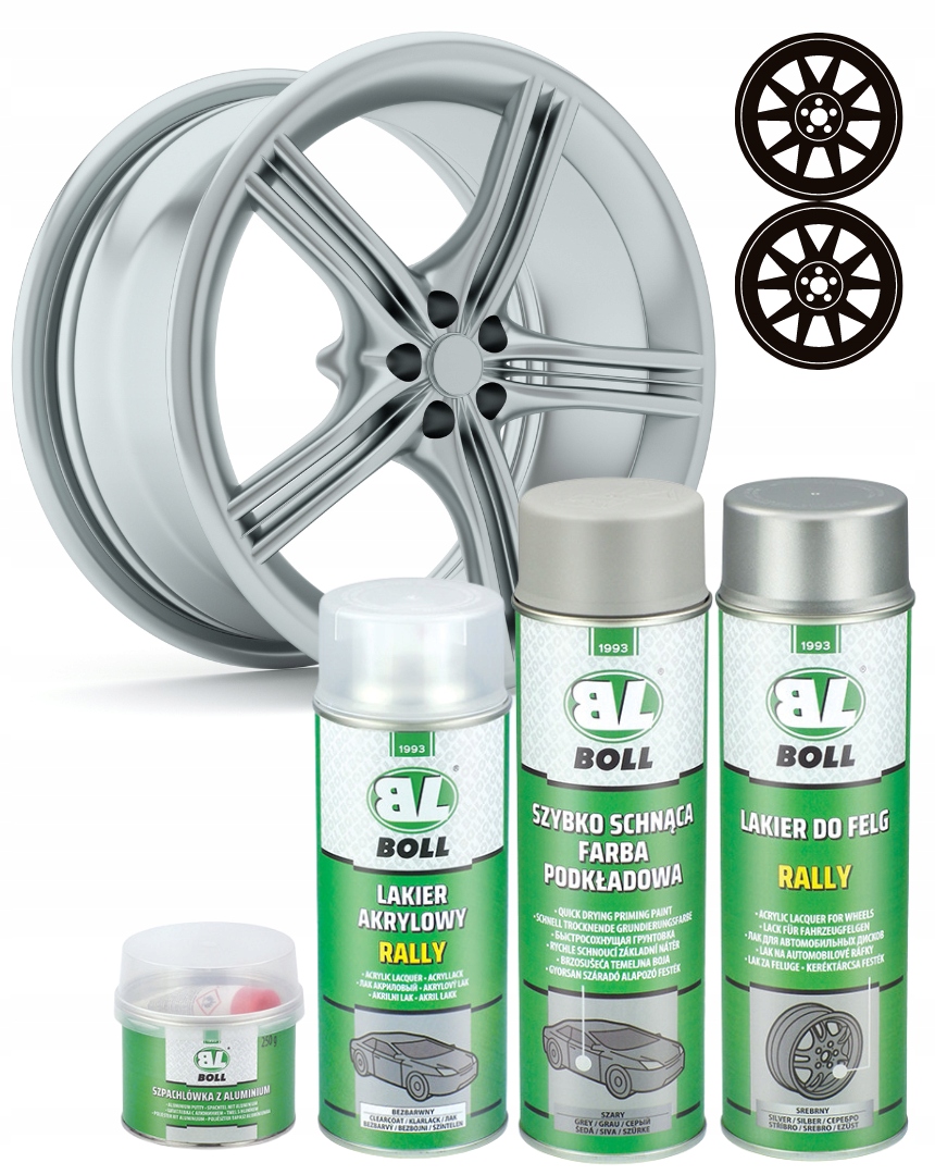 Zestaw Do Regeneracji Renowacji Felg 2x16