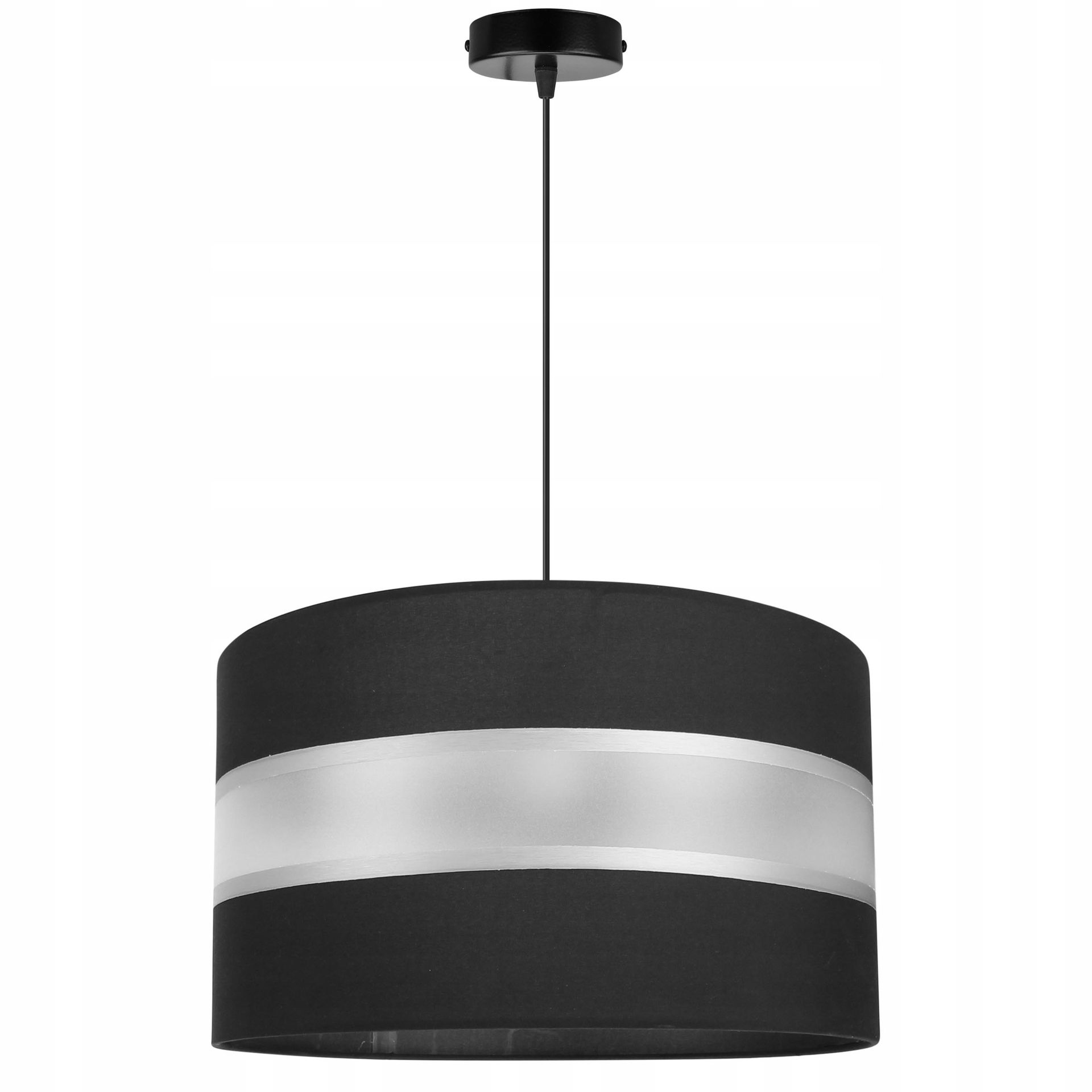 Lampa Sufitowa Wisząca Żyrandol Pojedyncza Glamour Abażur