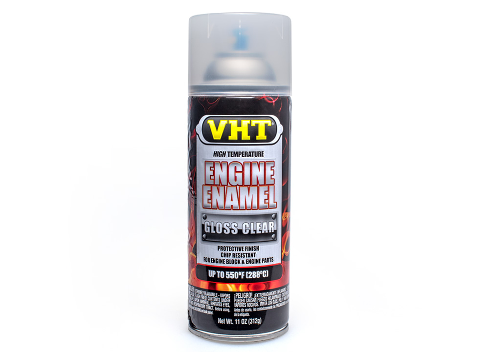Vht Engine Enamel farba do silników do temperatury do 288°C, kolor kryjący przezroczysty lakier