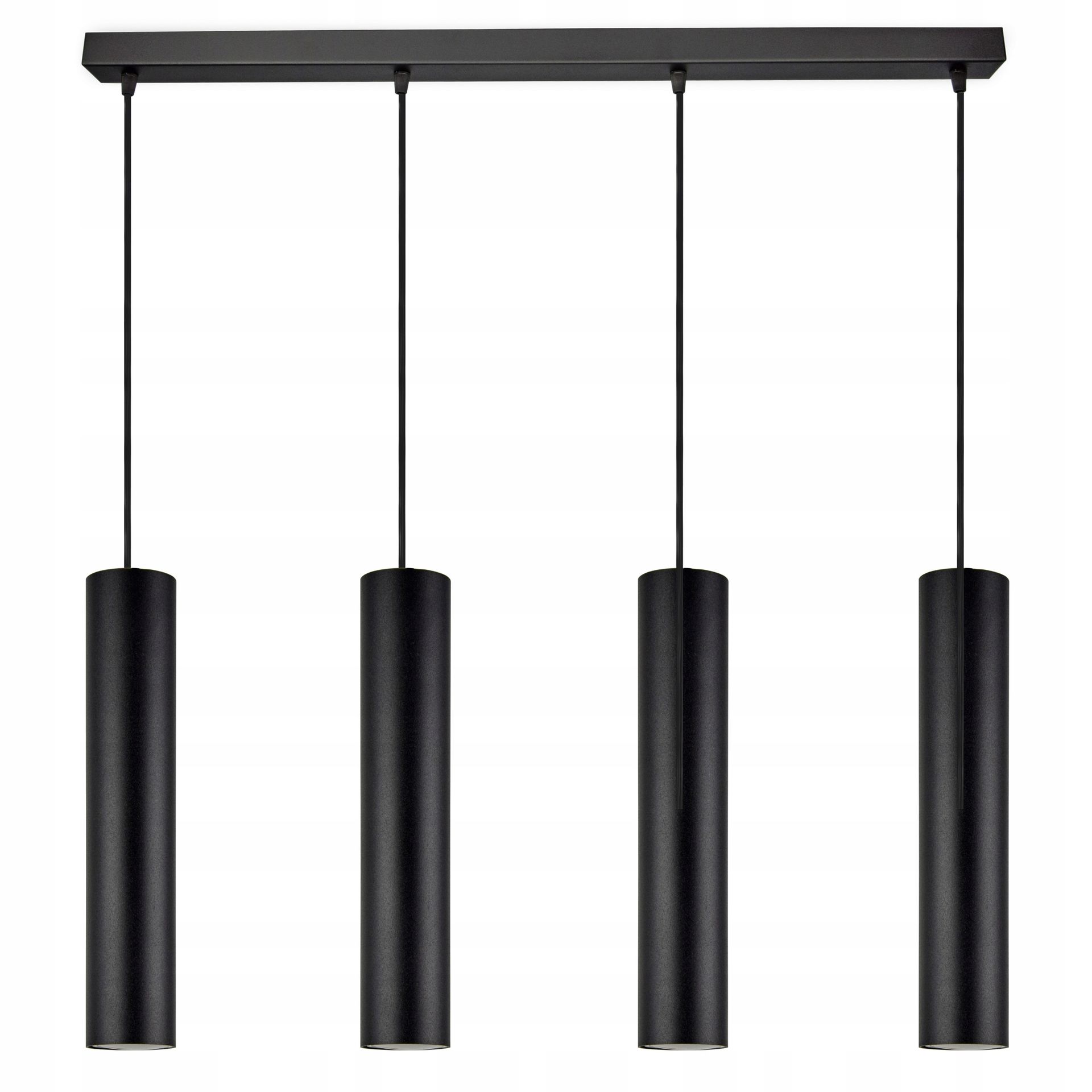 Lampa Wisząca Żyrandol Plafon Tuby Metal Led GU10