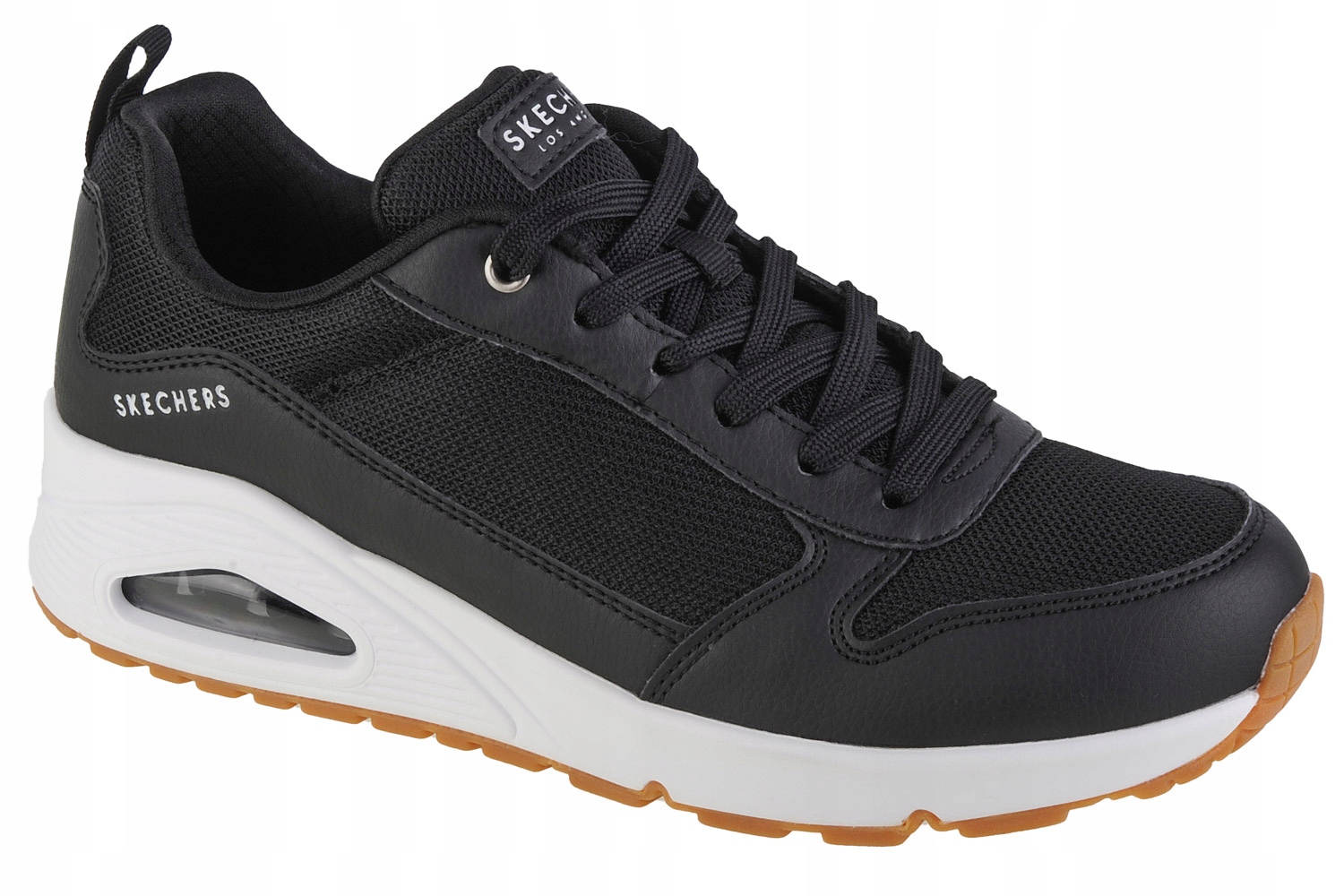 Outlet Damskie sneakers Skechers Uno 155005-BKW r.36