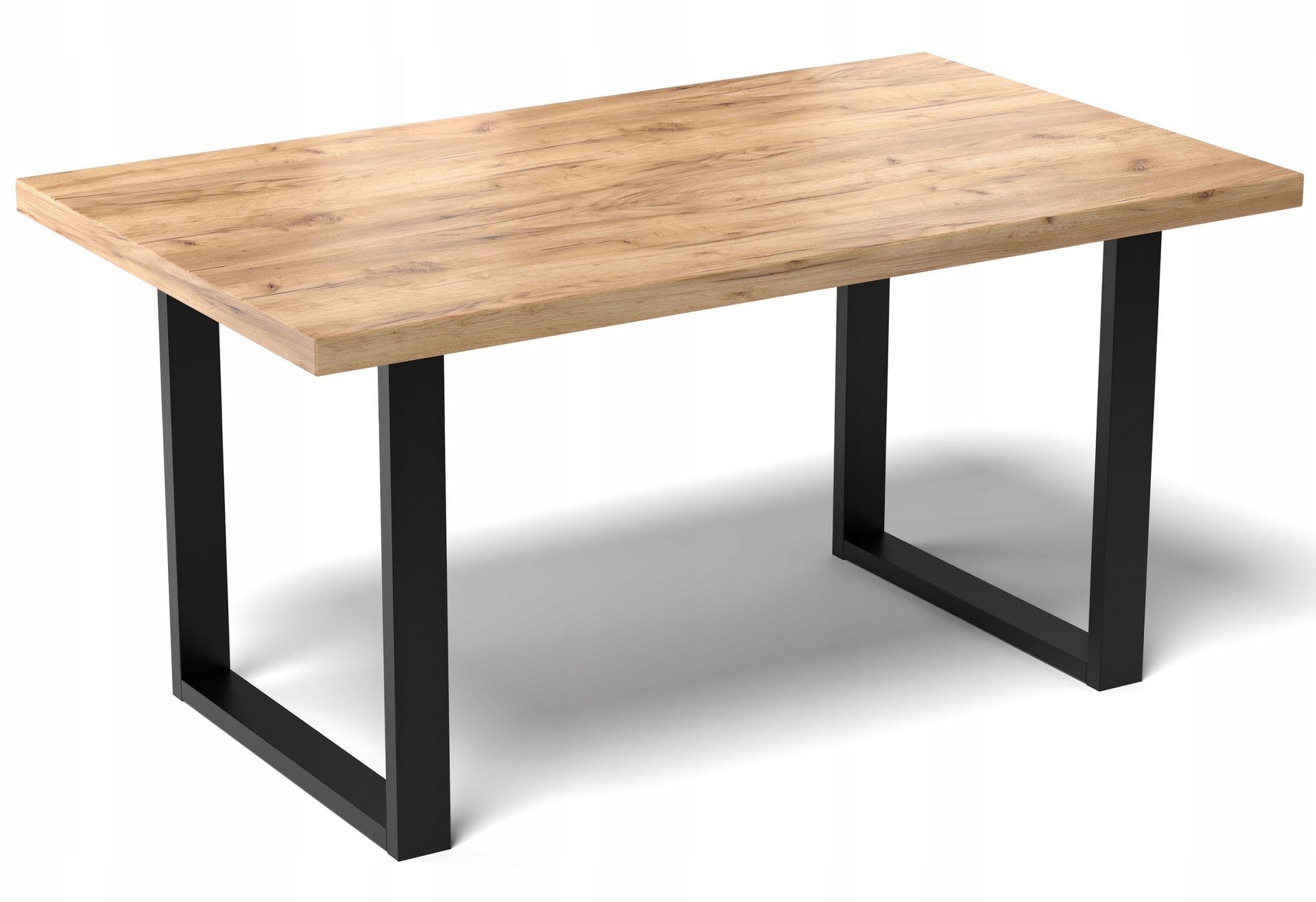 Stół kuchenny do jadalni loft dąb złoty 135x65