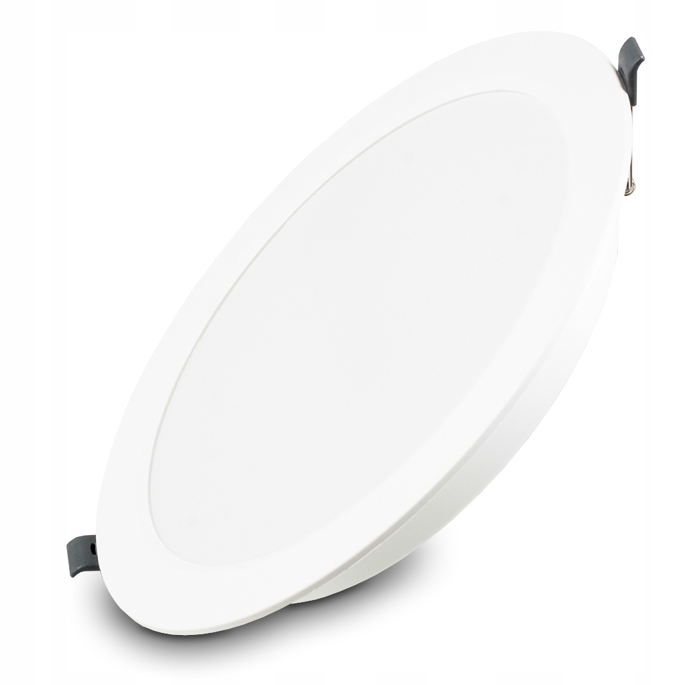 Panel Led Sufitowy Oczko Plafon Okrągły Mocny 20W 230V 4000K