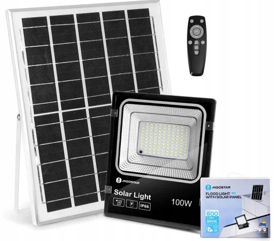 Naświetlacz lampa solarna Led Halogen 800lm 100W