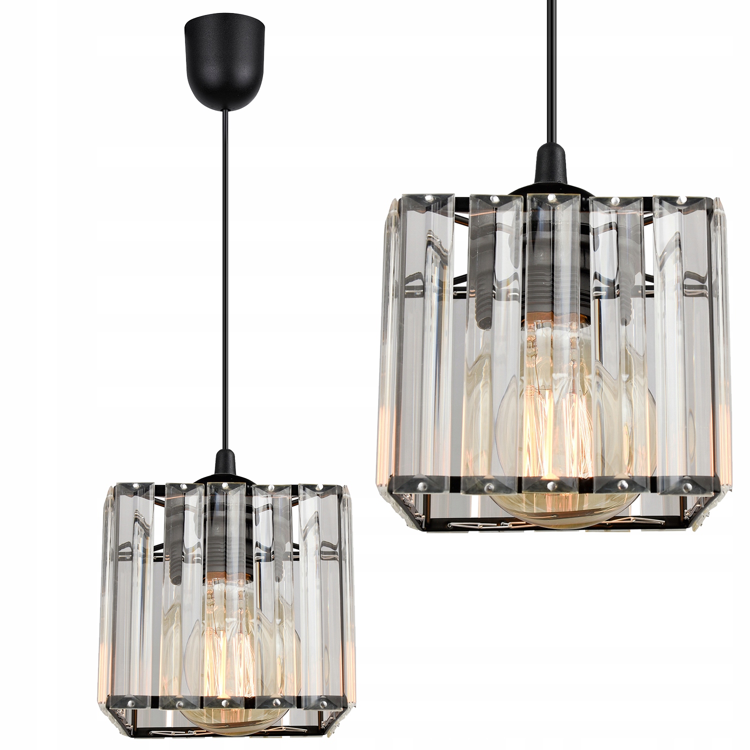 Lampa Wisząca Sufitowa Żyrandol Brylant Led