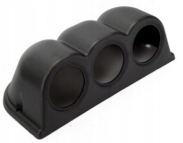 Obudowa Wskaźniki wskaźnik 3 zegary na deskę dwa 3x 52mm konsola