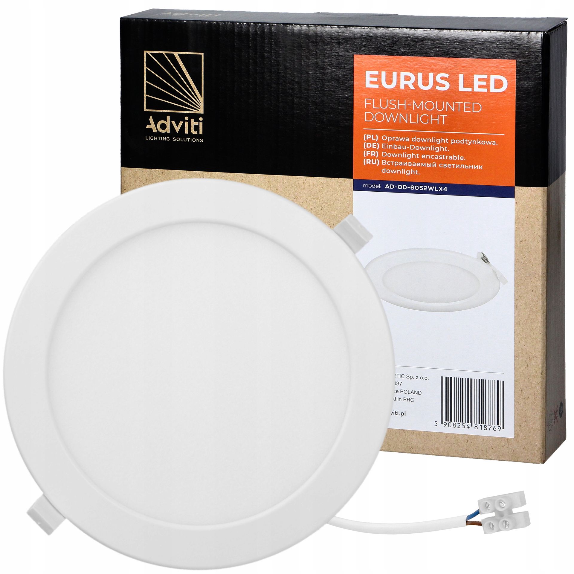 Panel Led Plafon Podtynkowy Sufitowy 18W Neutralny