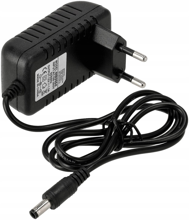 Zasilacz Wtyczkowy Led 12V 24W 2A Do Taśmy Led Slim IP20 Transformator