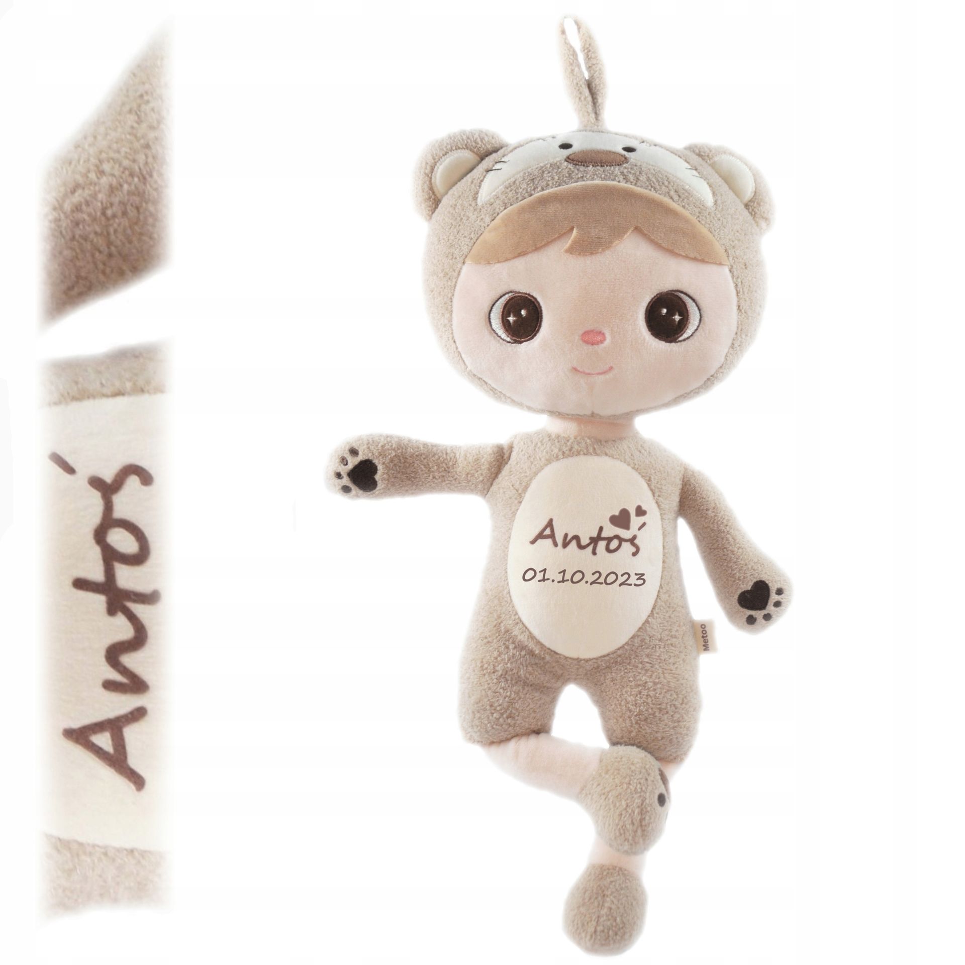 dla Noworodka Miś z imieniem Lalka Metoo dla Chłopca Przytulanka 0+